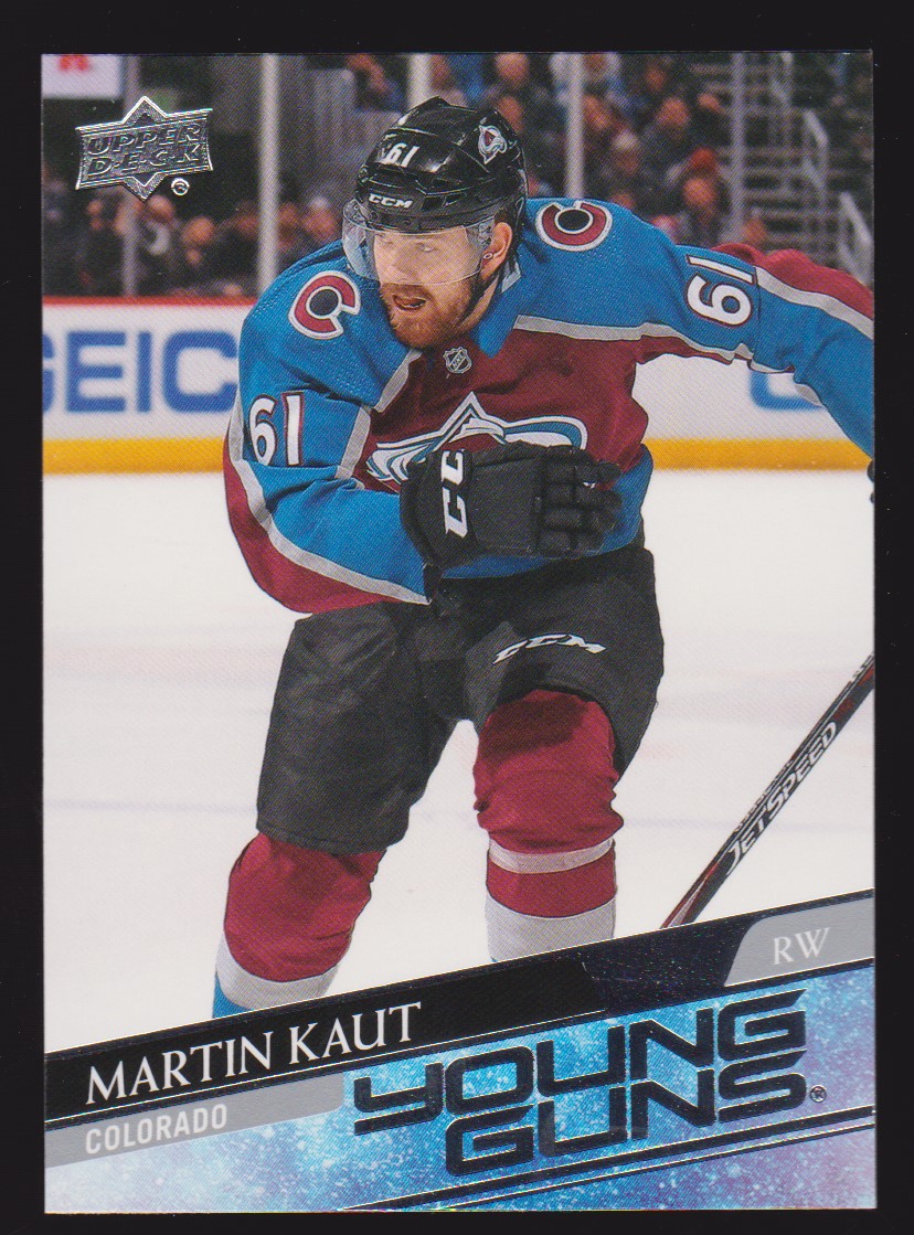 (image for) 2020-21 Upper Deck #217 Martin Kaut YG RC